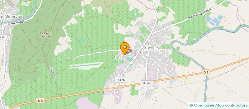 localisation de l'entreprise MADAME MARYLINE ALLAIN  ARGELIERS