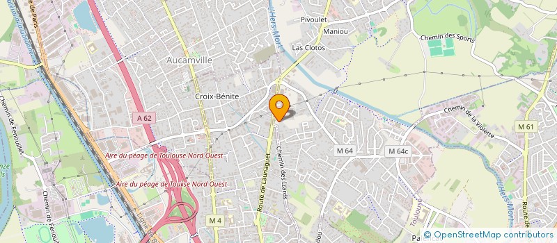 localisation de l'entreprise MADAME MARYLINE AMIEL  LAUNAGUET