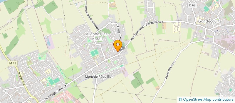 localisation de l'entreprise MADAME MARYLINE ANSART à ALLENNES-LES-MARAIS