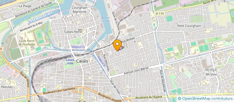 localisation de l'entreprise MADAME MARYLINE ANTOINETTE ARMER  CALAIS