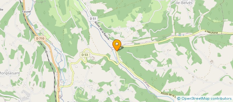 localisation de l'entreprise MADAME MARYLINE BAILLY  SALVIAC