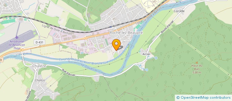 localisation de l'entreprise MADAME MARYLINE BALLAY  THISE