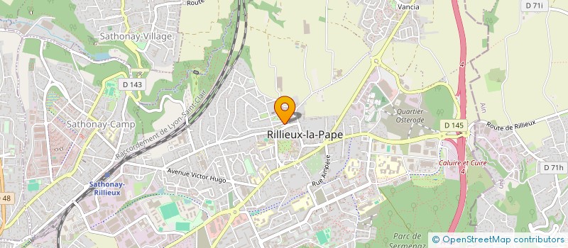 localisation de l'entreprise MADAME MARYLINE BARBE  RILLIEUX-LA-PAPE