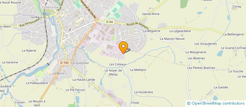 localisation de l'entreprise MADAME MARYLINE BARBOT  CHEMILLE-EN-ANJOU