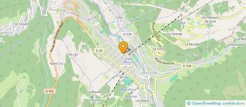 localisation de l'entreprise MADAME MARYLINE BAUD à MORZINE