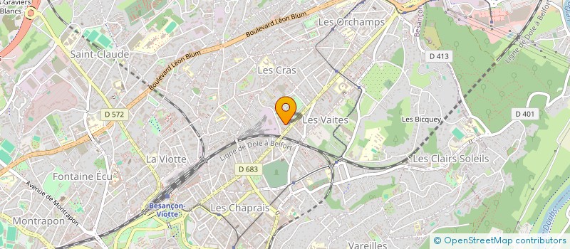 localisation de l'entreprise MADAME MARYLINE BEAUDOIN  GENEY