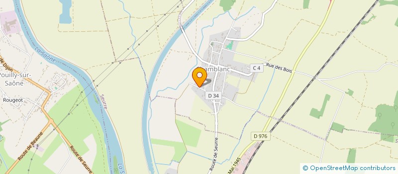 localisation de l'entreprise MADAME MARYLINE BEAUNEE à CHAMBLANC