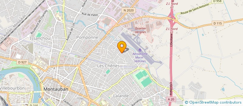 localisation de l'entreprise MADAME MARYLINE BERGE à MONTAUBAN