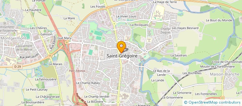 localisation de l'entreprise MADAME MARYLINE BIGOT  LA MEZIERE