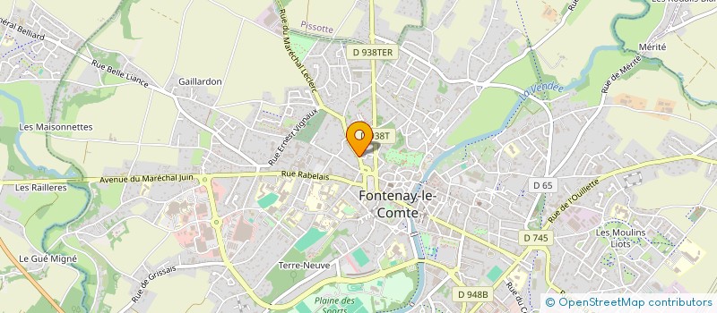 localisation de l'entreprise MADAME MARYLINE BIROCHEAU  FONTENAY-LE-COMTE