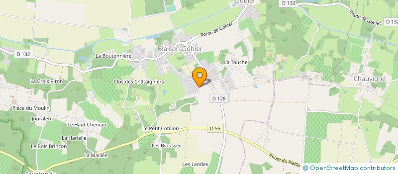 localisation de l'entreprise MADAME MARYLINE BOIVEAU à BLAISON-SAINT-SULPICE