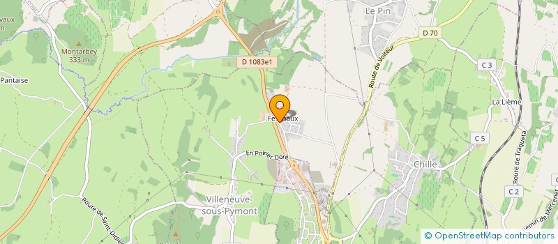 localisation de l'entreprise MADAME MARYLINE BOTTAGISI  VILLENEUVE-SOUS-PYMONT