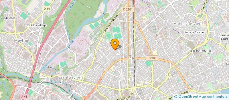 localisation de l'entreprise MADAME MARYLINE BOUCHET à ANNECY