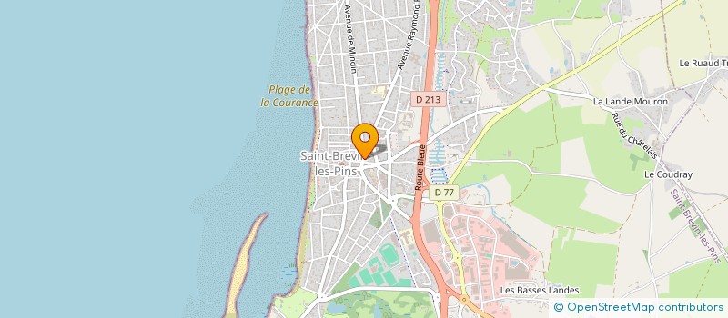 localisation de l'entreprise MADAME MARYLINE BOULIGAND à SAINT-BREVIN-LES-PINS