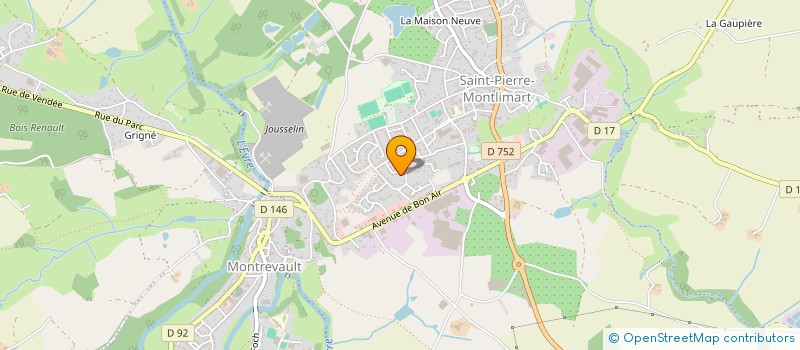 localisation de l'entreprise MADAME MARYLINE BOURDEL à MAUGES-SUR-LOIRE