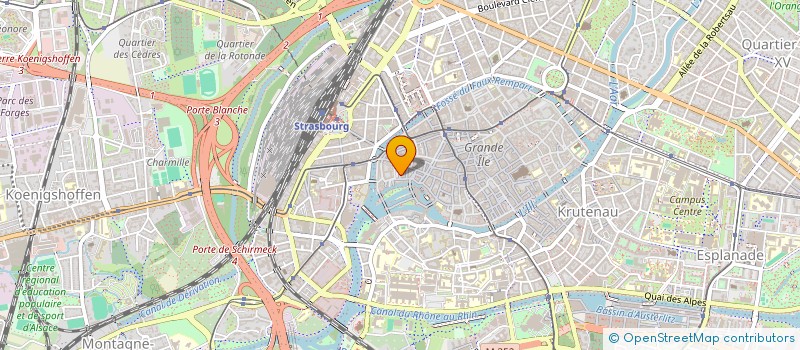 localisation de l'entreprise MADAME MARYLINE BOURQUIN à STRASBOURG