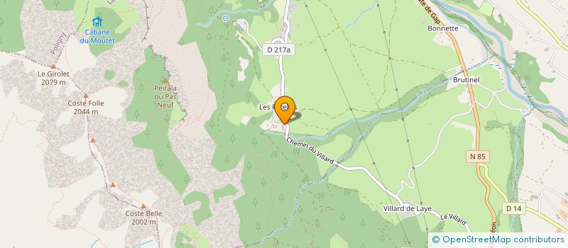 localisation de l'entreprise MADAME MARYLINE BOYER  LA FARE-EN-CHAMPSAUR