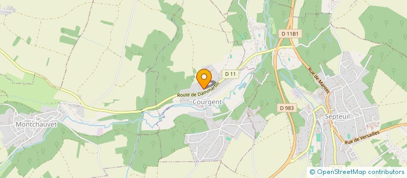 localisation de l'entreprise MADAME MARYLINE BRAZILIER à COURGENT