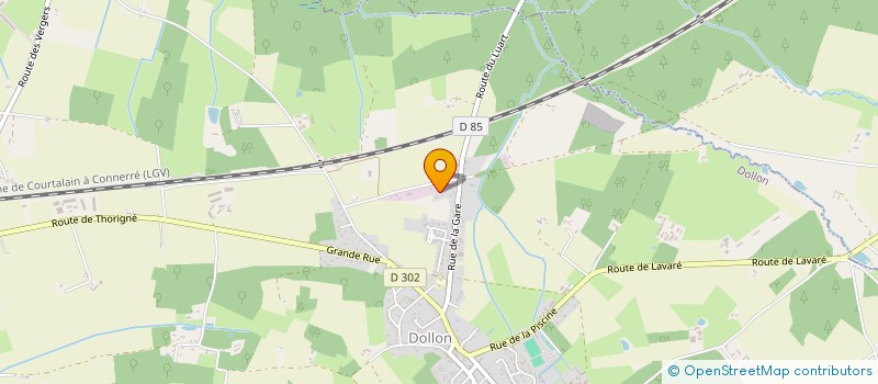 localisation de l'entreprise MADAME MARYLINE BRIANT  DOLLON