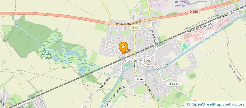 localisation de l'entreprise MADAME MARYLINE BUTTAFUOCO  VITRY-EN-ARTOIS