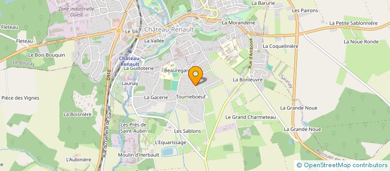 localisation de l'entreprise MADAME MARYLINE CAILLAUD à AUZOUER-EN-TOURAINE