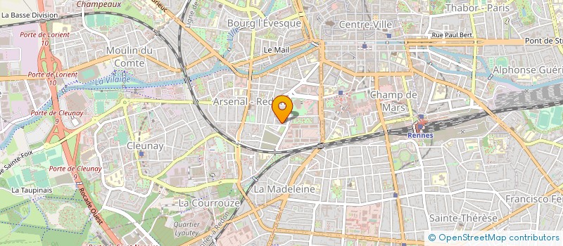 localisation de l'entreprise MADAME MARYLINE CALVES à RENNES