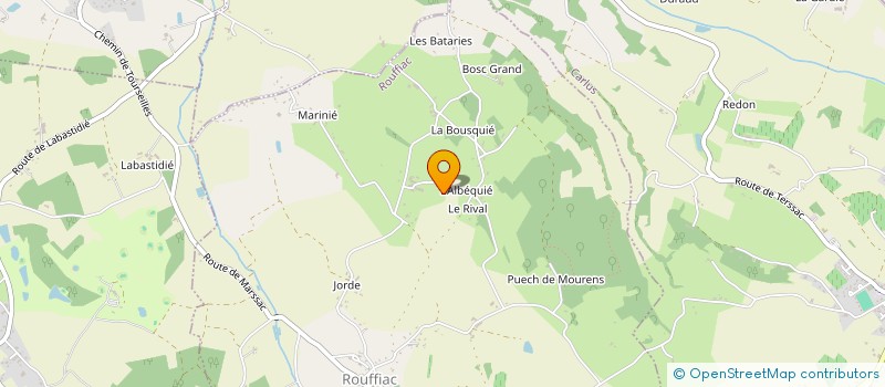 localisation de l'entreprise MADAME MARYLINE CAMBON  CESTAYROLS