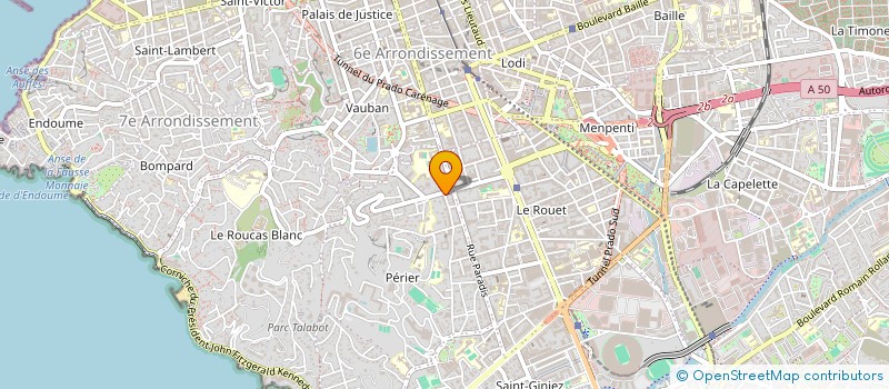 localisation de l'entreprise MADAME MARYLINE CARBALLO  MARSEILLE