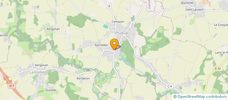 localisation de l'entreprise MADAME MARYLINE CASTELNAU  PLOURIVO