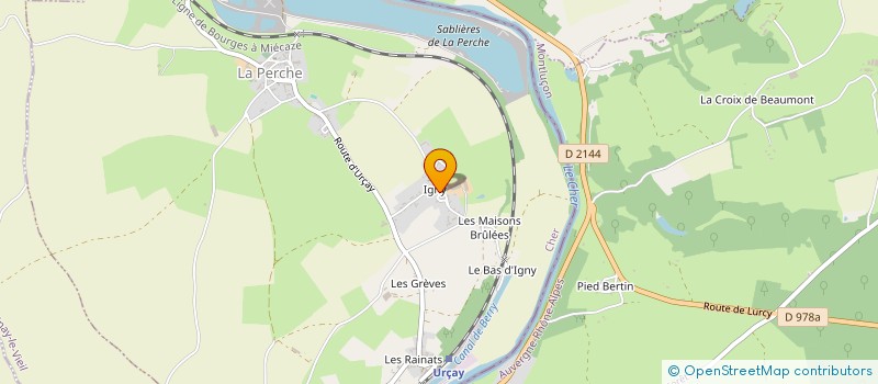 localisation de l'entreprise MADAME MARYLINE CHALMET  LA PERCHE