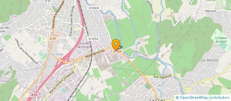 localisation de l'entreprise MADAME MARYLINE CHARLES  LA FARLEDE