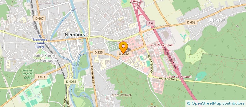 localisation de l'entreprise MADAME MARYLINE CHARLETTINE  NEMOURS