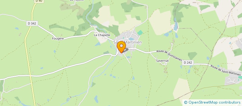 localisation de l'entreprise MADAME MARYLINE CHATELAIN à TREIGNAT