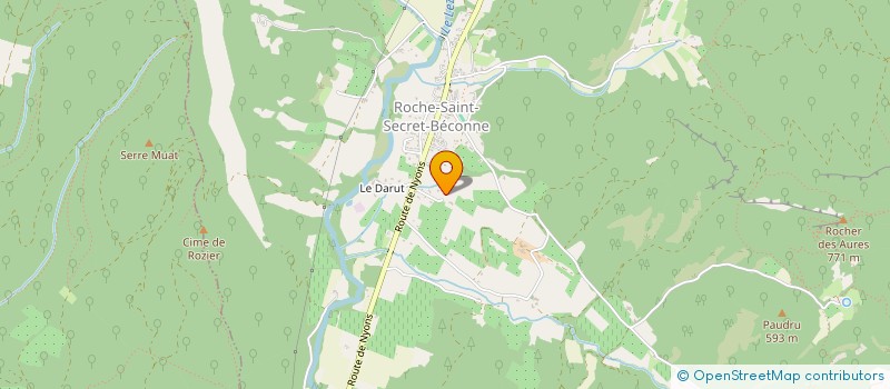 localisation de l'entreprise MADAME MARYLINE CHAUVIN  ROCHE-SAINT-SECRET-BECONNE