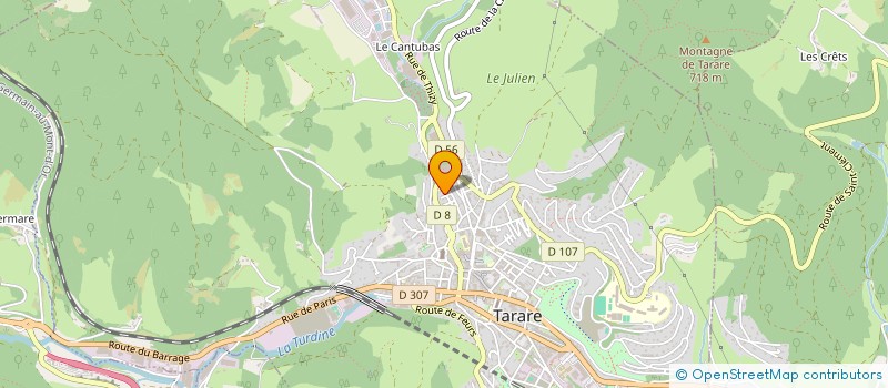 localisation de l'entreprise MADAME MARYLINE CHERBLANC  JOUX