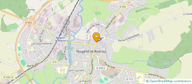 localisation de l'entreprise MADAME MARYLINE COEURET à NOGENT LE ROTROU