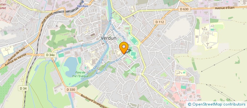localisation de l'entreprise MADAME MARYLINE COLLARD à VERDUN