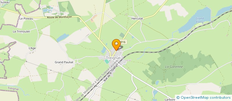 localisation de l'entreprise MADAME MARYLINE CORGNAC  TREIGNAT