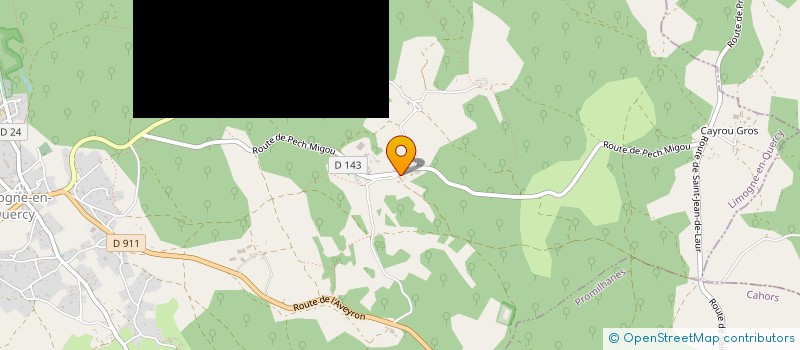 localisation de l'entreprise MADAME MARYLINE COSTES  LIMOGNE-EN-QUERCY