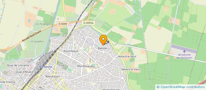 localisation de l'entreprise MADAME MARYLINE CUVELIER à NARBONNE