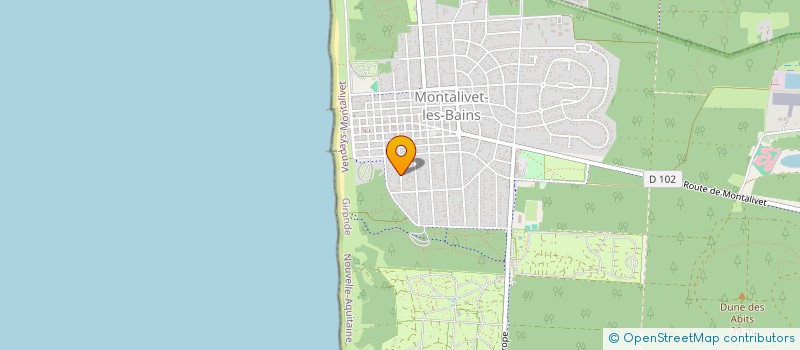 localisation de l'entreprise MADAME MARYLINE DAMBRUN  VENDAYS-MONTALIVET