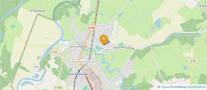 localisation de l'entreprise MADAME MARYLINE DASSAUD  PUY-GUILLAUME