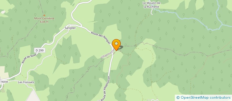 localisation de l'entreprise MADAME MARYLINE DAUMAS  VILLAPOURCON