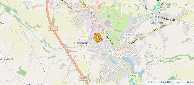 localisation de l'entreprise MADAME MARYLINE DAVEUX  TORIGNY-LES-VILLES