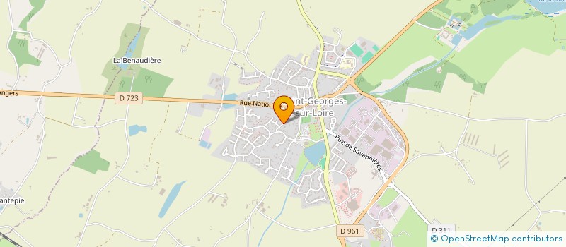 localisation de l'entreprise MADAME MARYLINE DAVY  SAINT-GEORGES-SUR-LOIRE