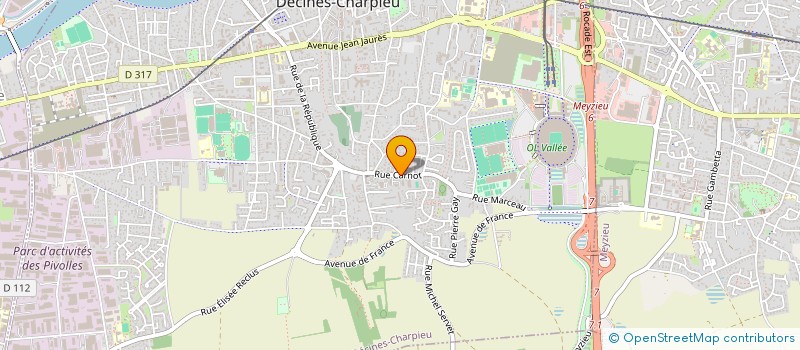 localisation de l'entreprise MADAME MARYLINE DE CAMPOS  DECINES-CHARPIEU