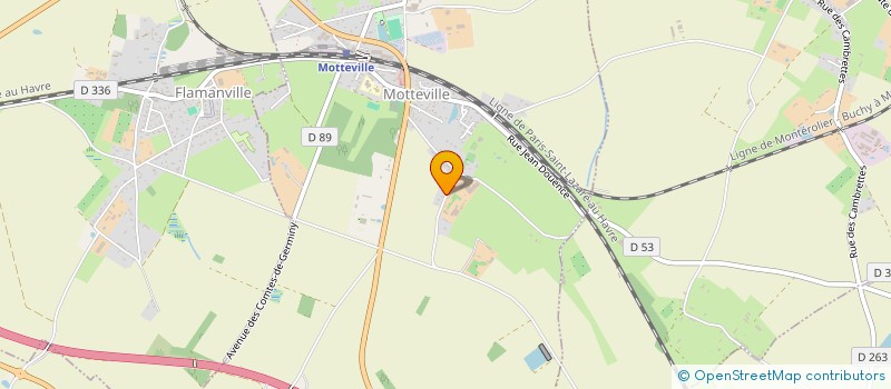 localisation de l'entreprise MADAME MARYLINE DELEQUE  MOTTEVILLE