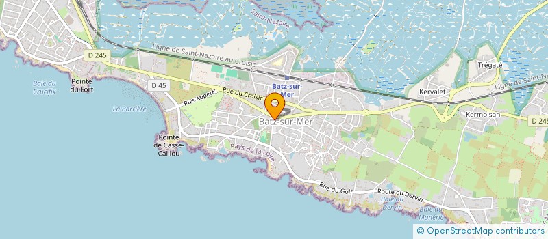 localisation de l'entreprise MADAME MARYLINE DENIS  BATZ-SUR-MER