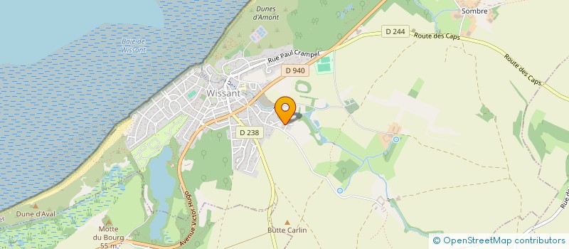 localisation de l'entreprise MADAME MARYLINE DERLINCHANT  WISSANT