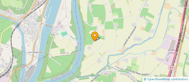 localisation de l'entreprise MADAME MARYLINE DESPRE  ETOILE-SUR-RHONE